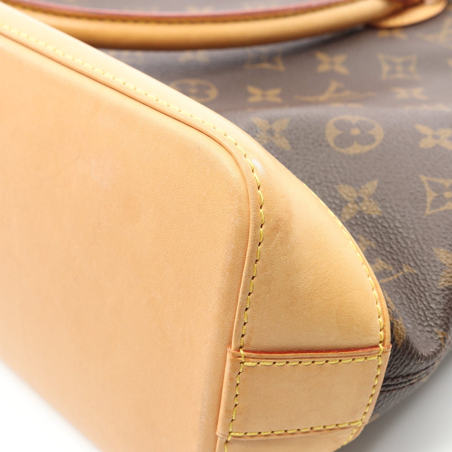 ロックイットオリゾンタル モノグラム ハンドバッグ トートバッグ PVC レザー ブラウン ルイヴィトン バッグ LOUIS VUITTON