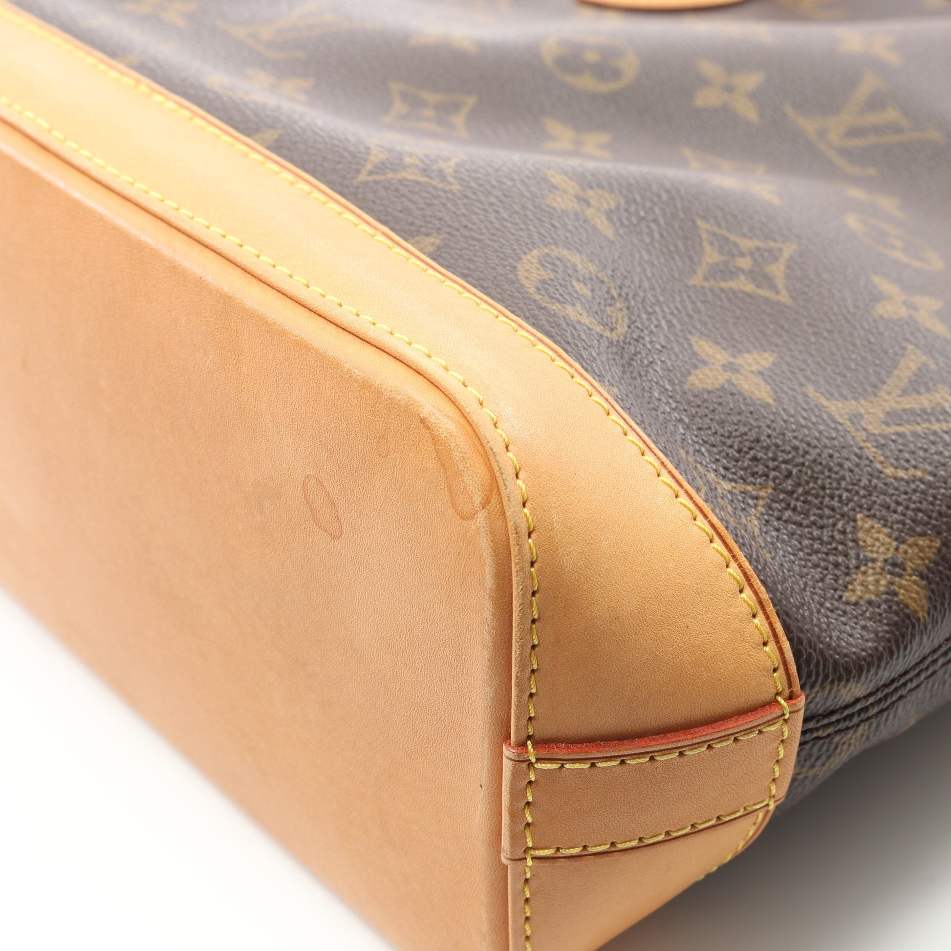 ロックイット モノグラム ハンドバッグ PVC レザー ブラウン ルイヴィトン バッグ LOUIS VUITTON