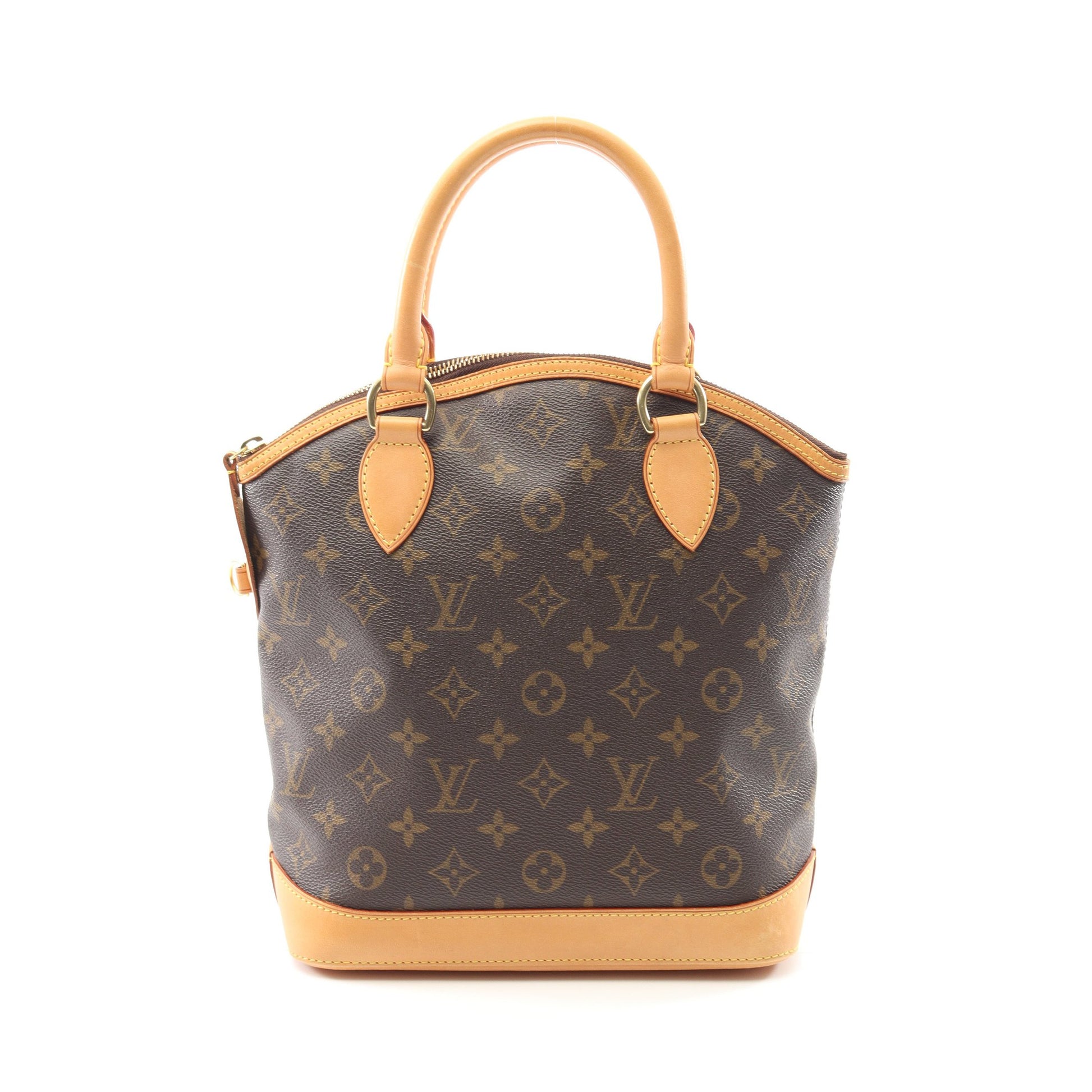 ロックイット モノグラム ハンドバッグ PVC レザー ブラウン ルイヴィトン バッグ LOUIS VUITTON
