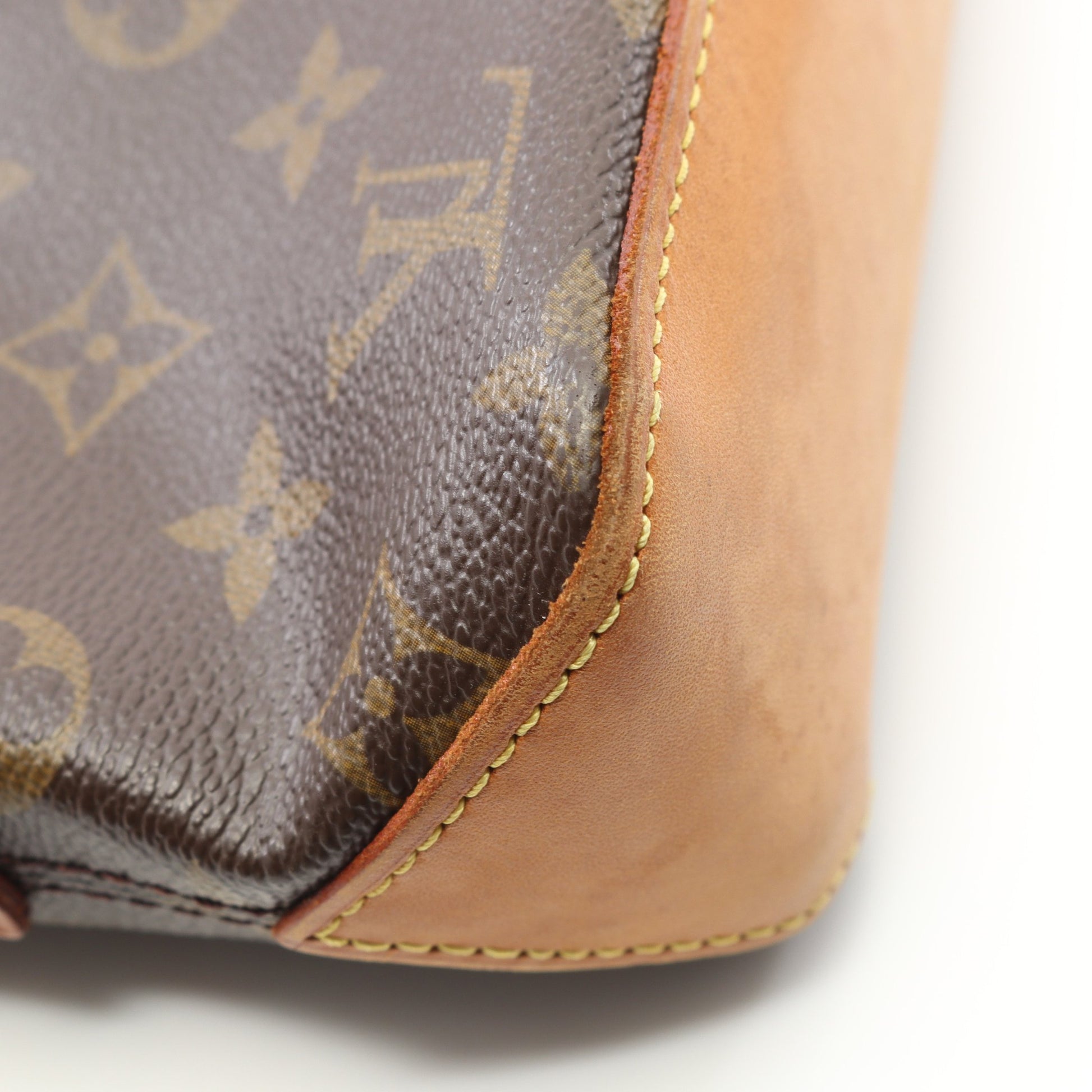 トロター モノグラム ショルダーバッグ PVC レザー ブラウン ルイヴィトン バッグ LOUIS VUITTON