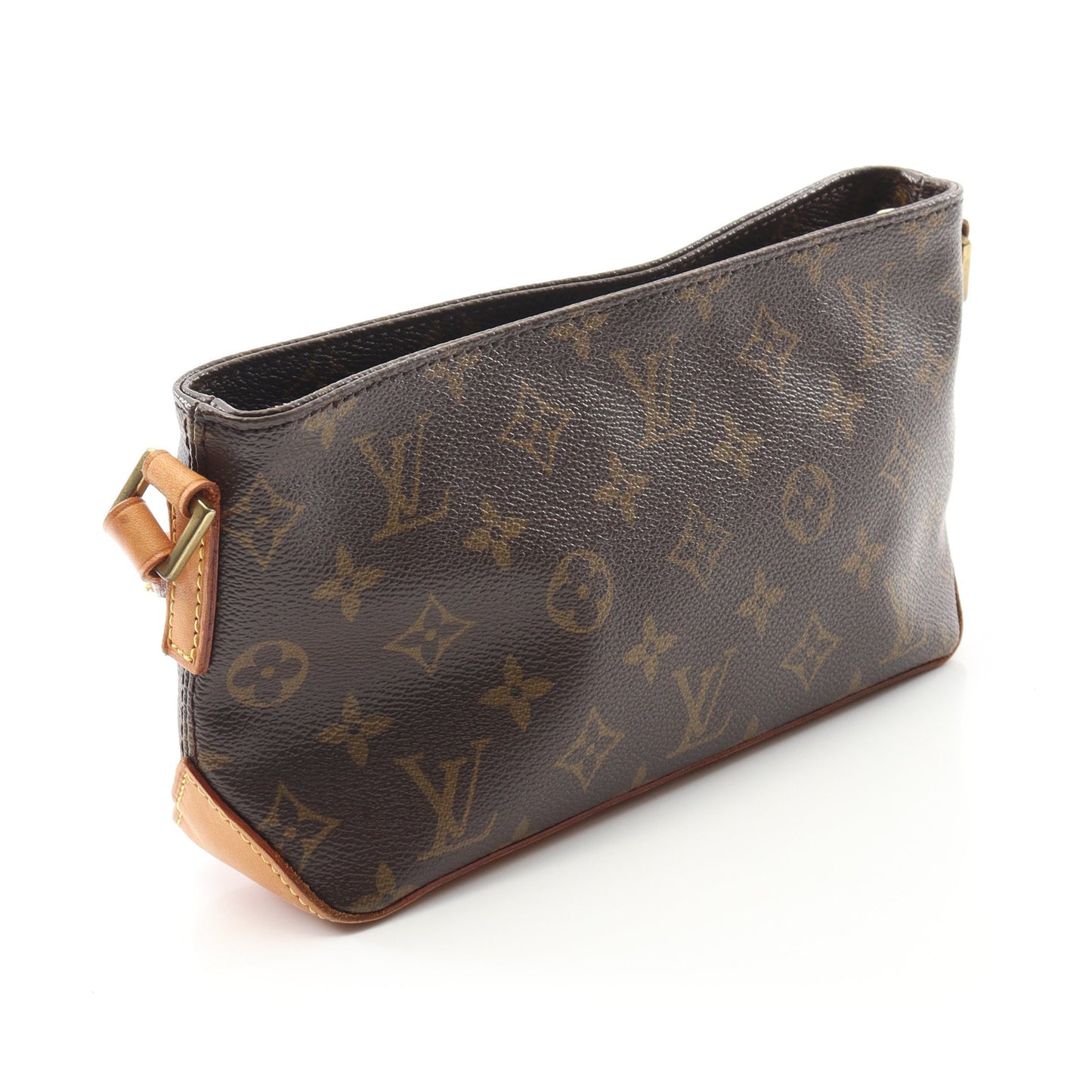 トロター モノグラム ショルダーバッグ PVC レザー ブラウン ルイヴィトン バッグ LOUIS VUITTON