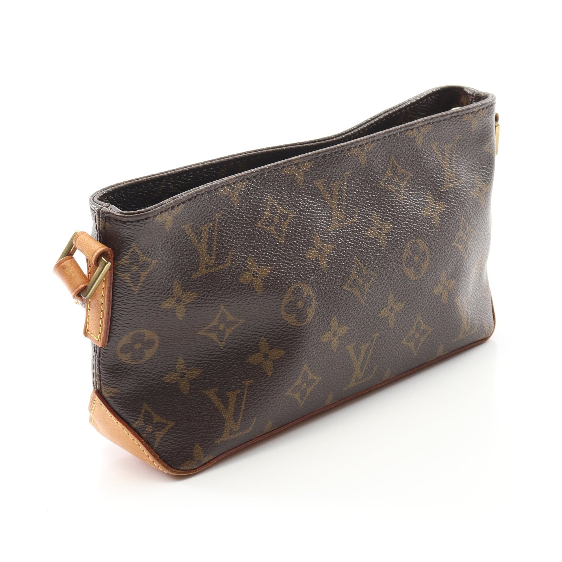 トロター モノグラム ショルダーバッグ PVC レザー ブラウン ルイヴィトン バッグ LOUIS VUITTON