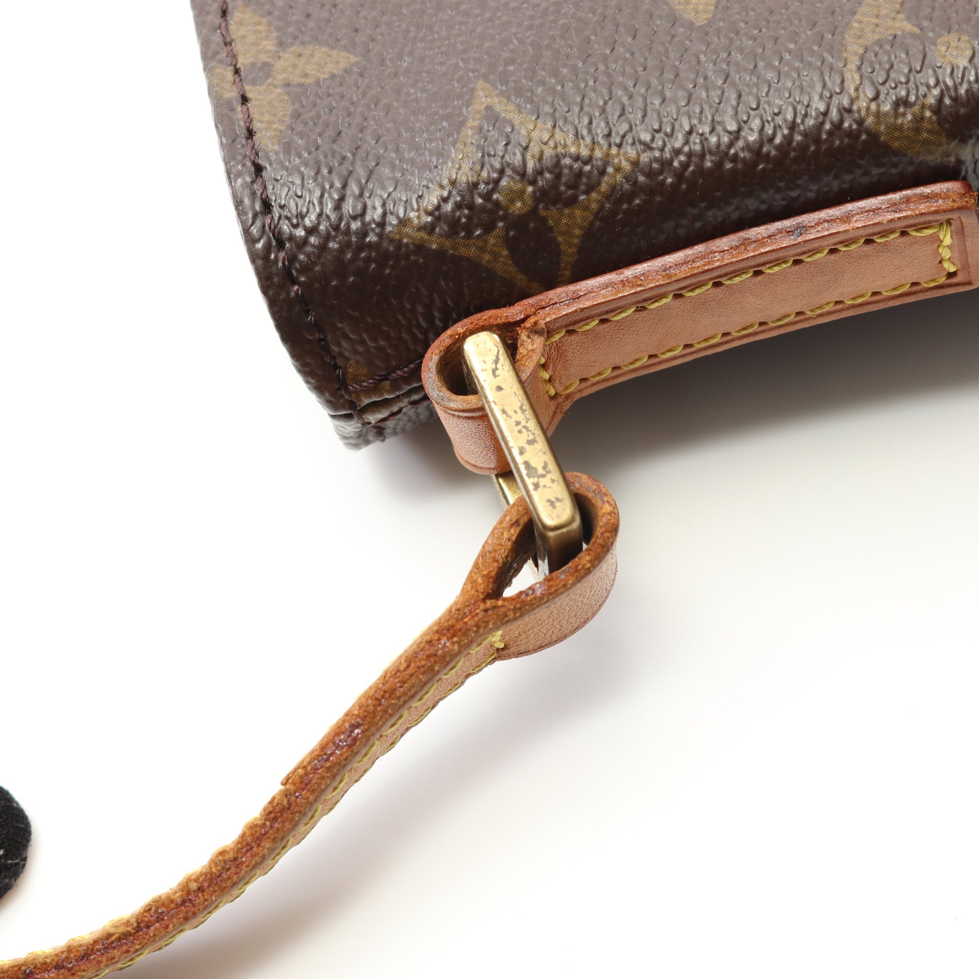トロター モノグラム ショルダーバッグ PVC レザー ブラウン ルイヴィトン バッグ LOUIS VUITTON