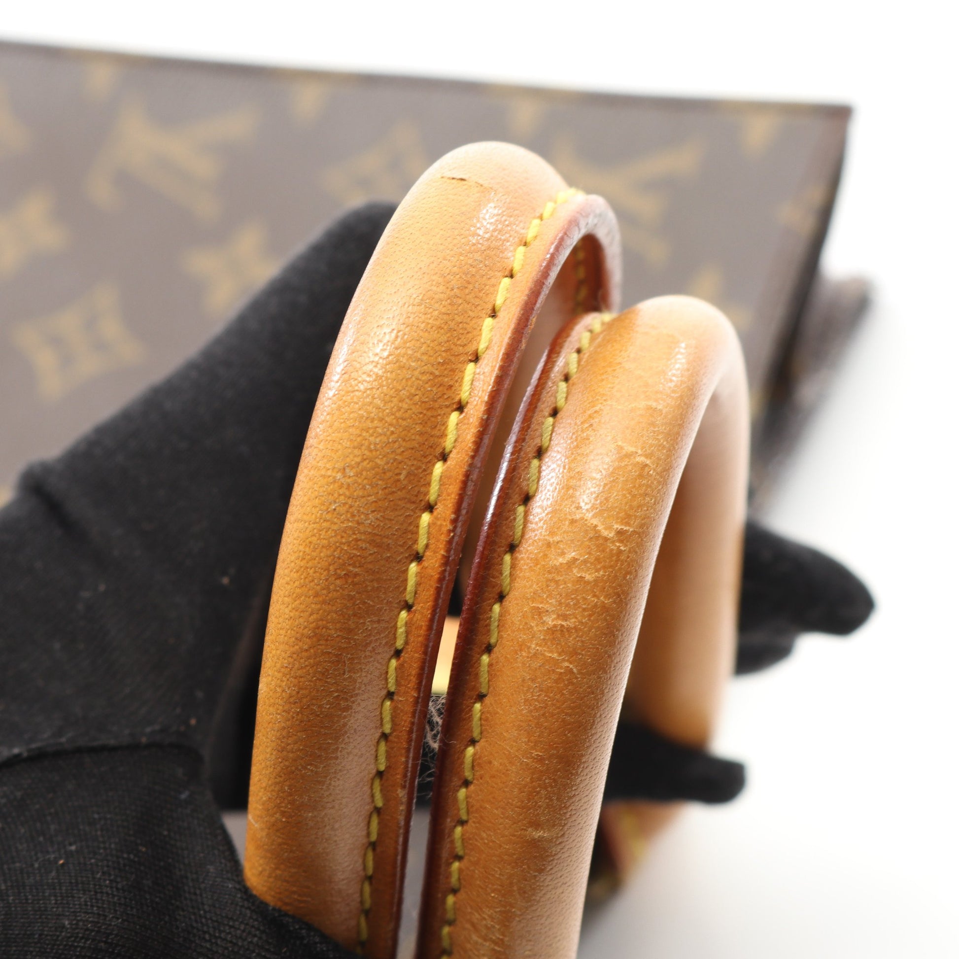 サックプラ モノグラム ハンドバッグ トートバッグ PVC レザー  