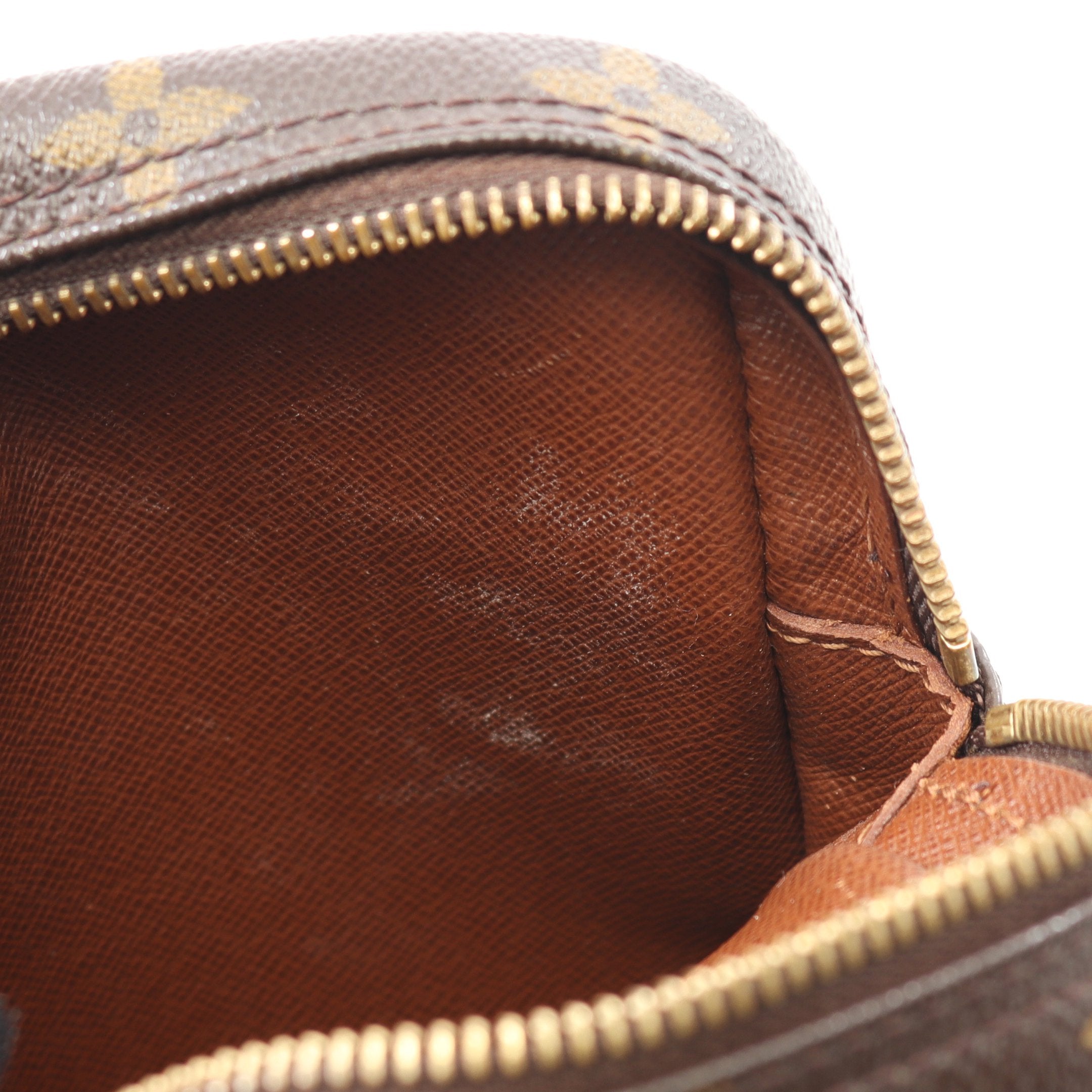 ルイヴィトン ショルダーバッグ ダヌーブ モノグラム PVC レザー ブラウン