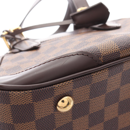 ヴェローナMM ダミエエベヌ ショルダーバッグ PVC レザー ブラウン ルイヴィトン バッグ LOUIS VUITTON