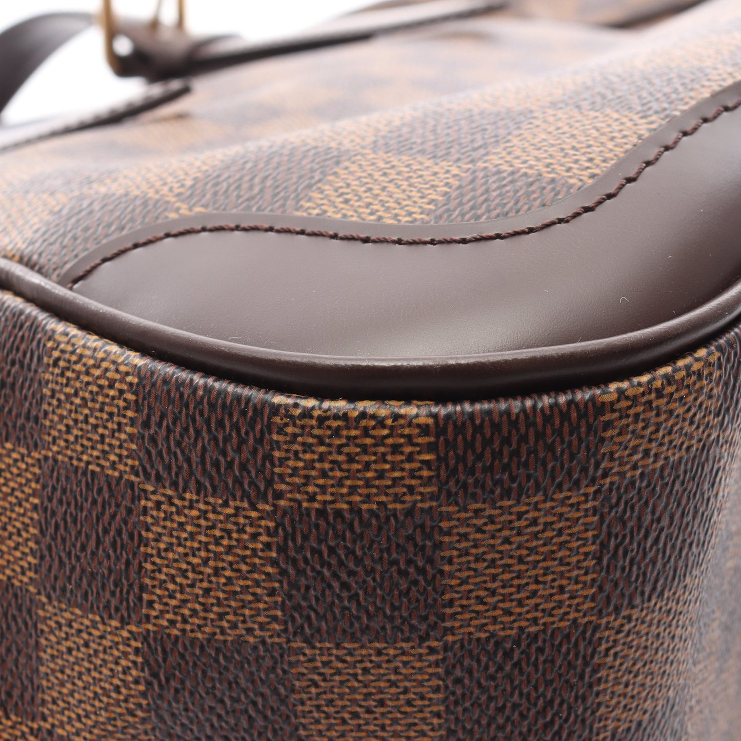 ヴェローナMM ダミエエベヌ ショルダーバッグ PVC レザー ブラウン ルイヴィトン バッグ LOUIS VUITTON