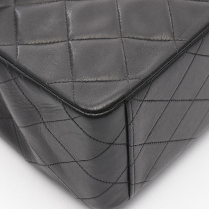 デカマトラッセ34 Wチェーンショルダーバッグ ラムスキン ブラック ゴールド金具 シャネル バッグ CHANEL