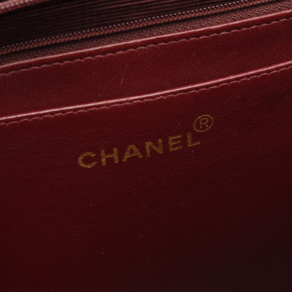 デカマトラッセ34 Wチェーンショルダーバッグ ラムスキン ブラック ゴールド金具 シャネル バッグ CHANEL