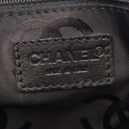 ワイルドステッチ ハンドバッグ ミニボストンバッグ レザー ブラック ゴールド金具 シャネル バッグ CHANEL