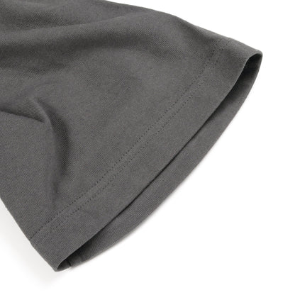 Tシャツ クルーネック コットン ダークグレー サカイ トップス sacai