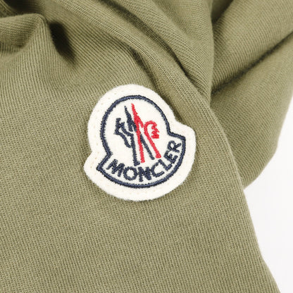 サファリイニシャルプリント Tシャツ クルーネック コットン カーキグリーン モンクレール トップス MONCLER