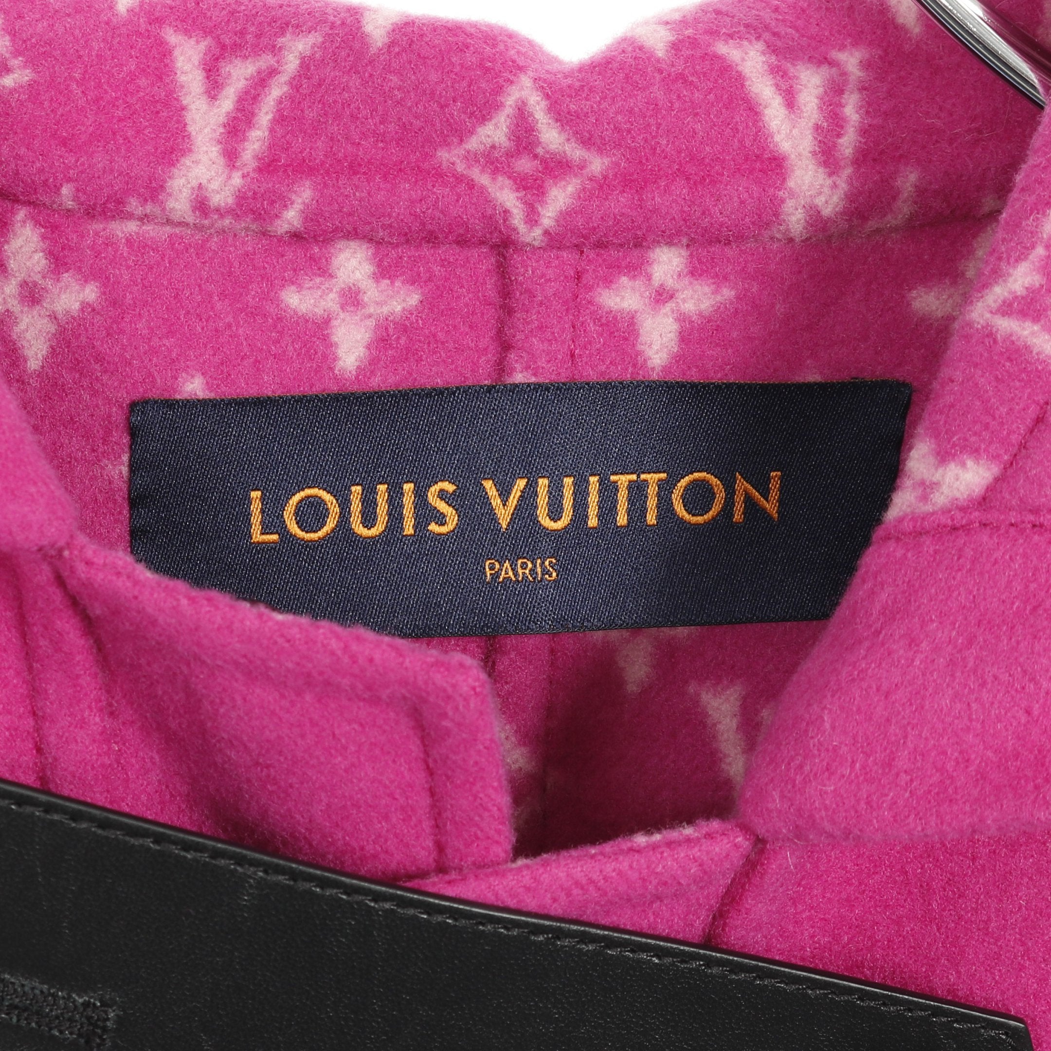 コート ウール シルク ピンクパープル フード付き 裏地