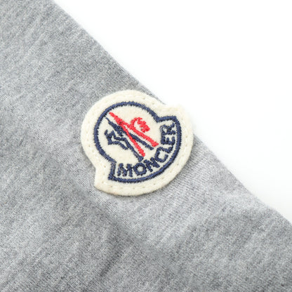 Tシャツ コットン ライトグレー マルチカラー トリコロール モンクレール トップス MONCLER