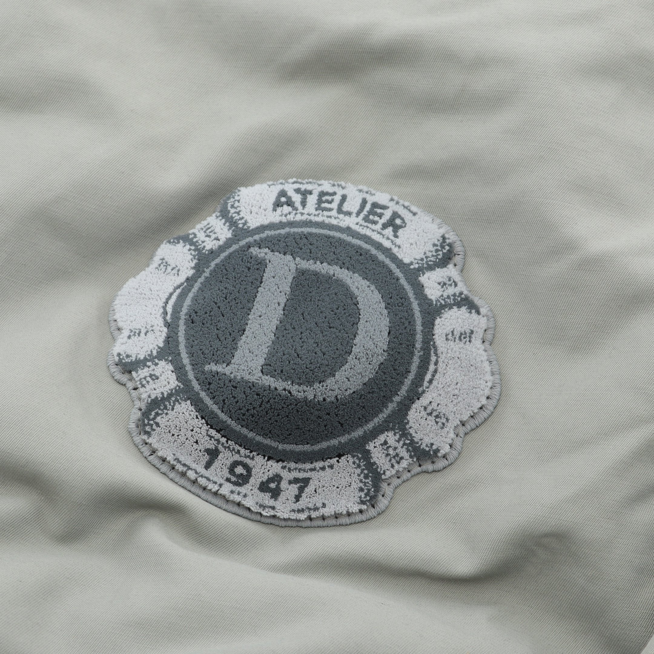 ボンバージャケット ブルゾン ロゴパッチ コットン ナイロン