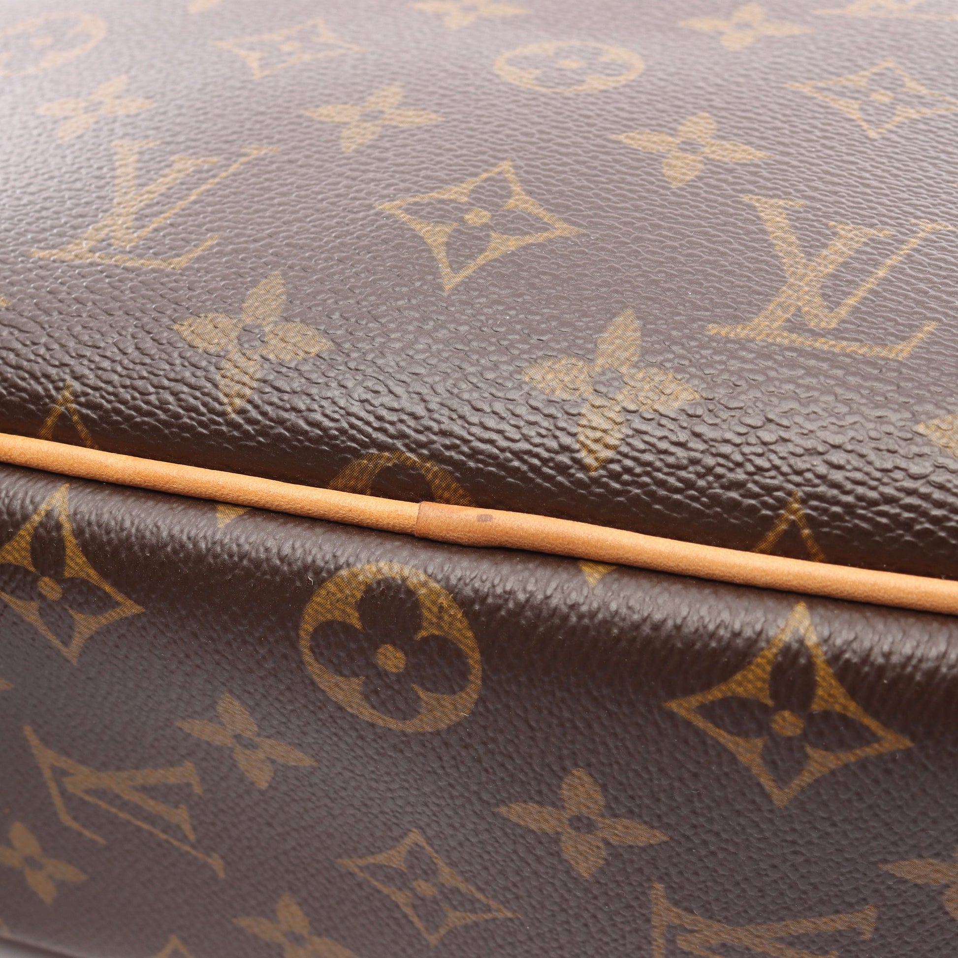 トゥルーヴィル モノグラム ハンドバッグ PVC レザー ブラウン ルイヴィトン バッグ LOUIS VUITTON