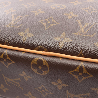 トゥルーヴィル モノグラム ハンドバッグ PVC レザー ブラウン ルイヴィトン バッグ LOUIS VUITTON