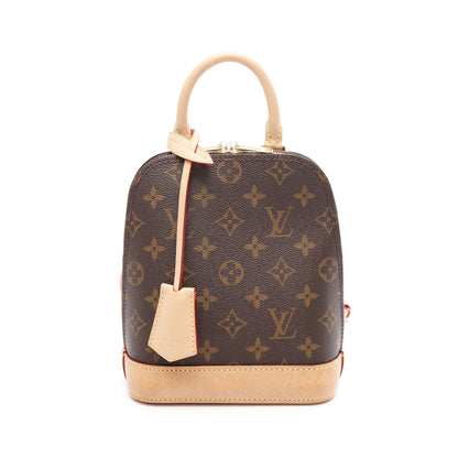 アルマ バックパック モノグラム リュックサック PVC レザー ブラウン 2WAY ルイヴィトン バッグ LOUIS VUITTON