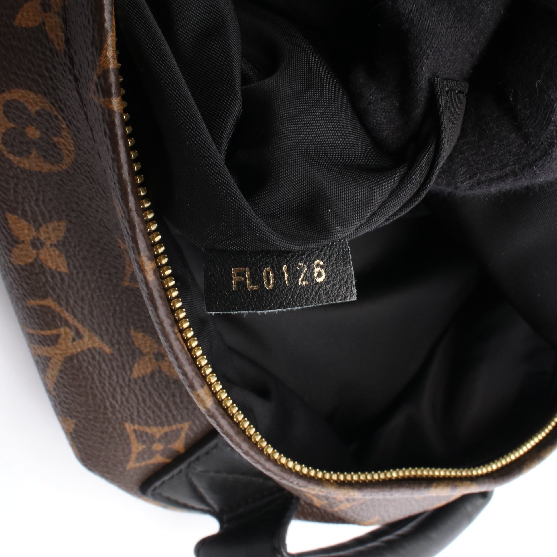 パームスプリングスPM モノグラム バックパック リュックサック PVC レザー ブラウン ブラック ルイヴィトン バッグ LOUIS VUITTON