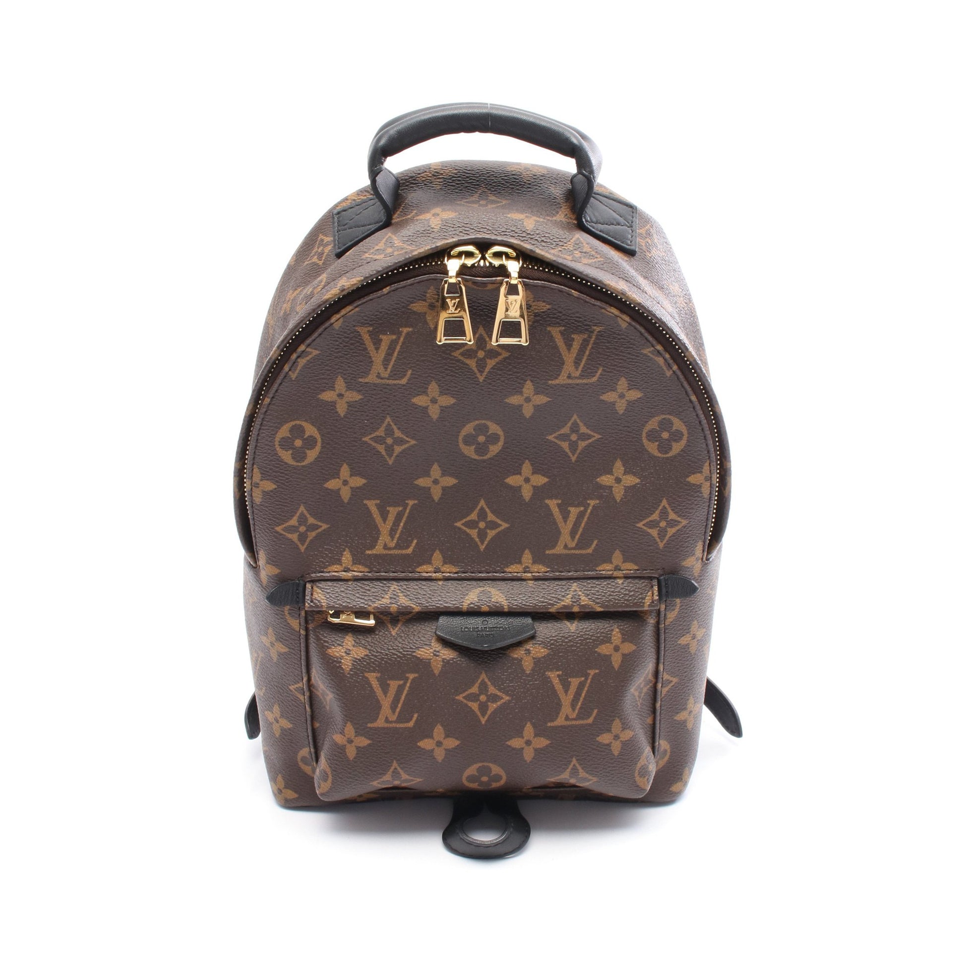 パームスプリングスPM モノグラム バックパック リュックサック PVC レザー ブラウン ブラック ルイヴィトン バッグ LOUIS VUITTON