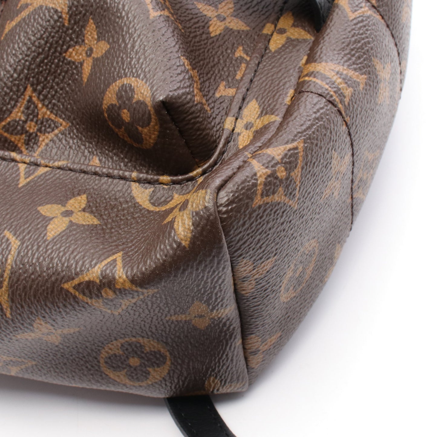 パームスプリングスPM モノグラム バックパック リュックサック PVC レザー ブラウン ブラック ルイヴィトン バッグ LOUIS VUITTON