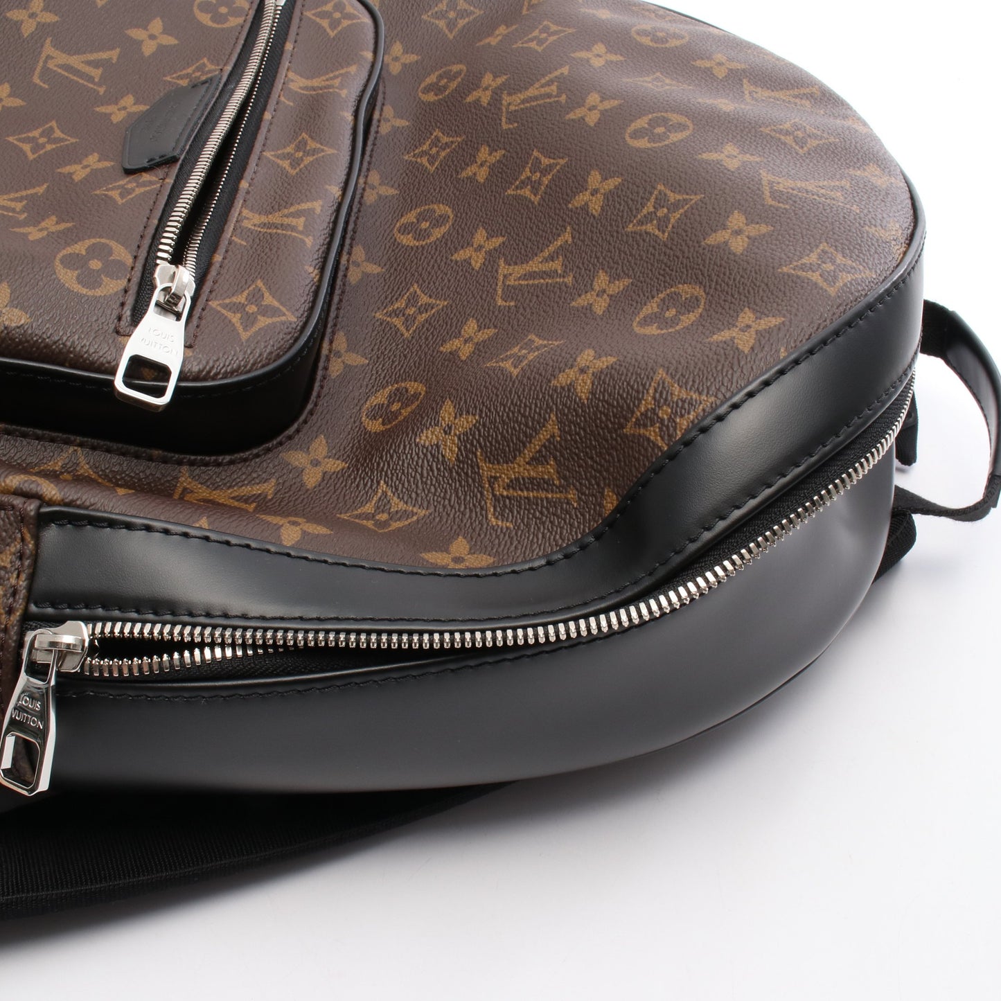 ジョッシュ モノグラムマカサー バックパック リュックサック PVC レザー ブラウン ブラック ルイヴィトン バッグ LOUIS VUITTON