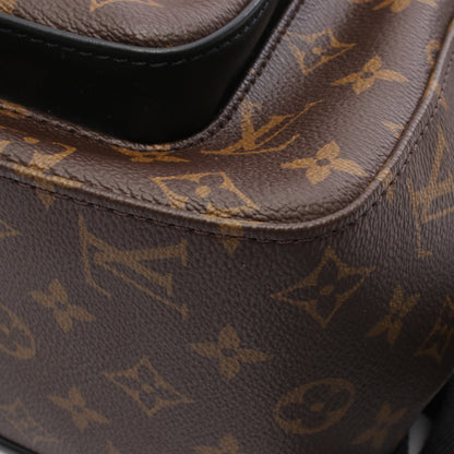 ジョッシュ モノグラムマカサー バックパック リュックサック PVC レザー ブラウン ブラック ルイヴィトン バッグ LOUIS VUITTON