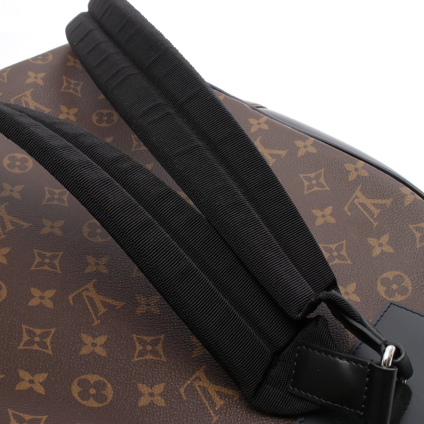 ジョッシュ モノグラムマカサー バックパック リュックサック PVC レザー ブラウン ブラック ルイヴィトン バッグ LOUIS VUITTON