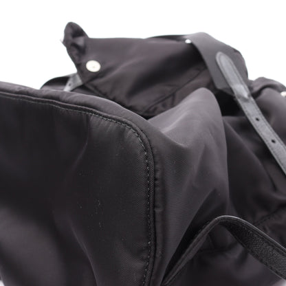 VELA バックパック リュックサック ナイロン レザー ブラック スタッズ プラダ バッグ PRADA