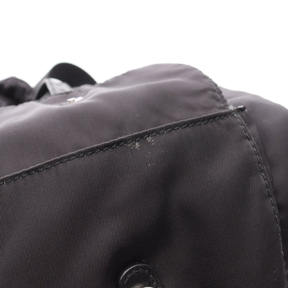 VELA バックパック リュックサック ナイロン レザー ブラック スタッズ プラダ バッグ PRADA