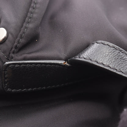 VELA バックパック リュックサック ナイロン レザー ブラック スタッズ プラダ バッグ PRADA