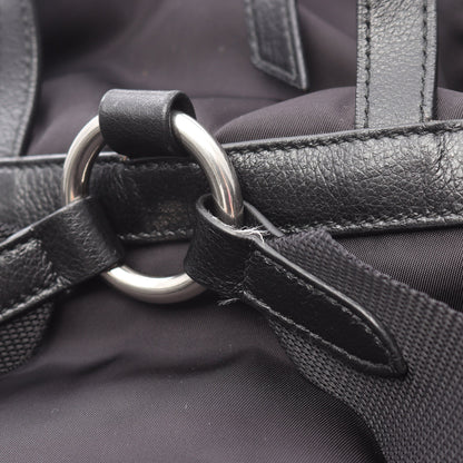 VELA バックパック リュックサック ナイロン レザー ブラック スタッズ プラダ バッグ PRADA