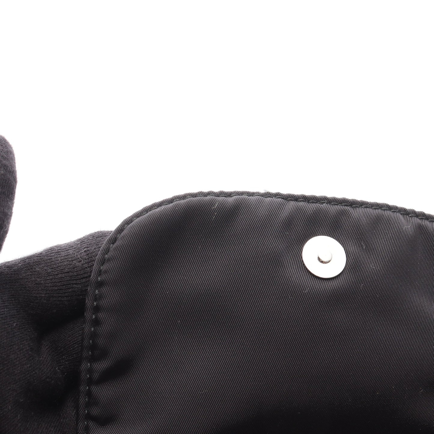 VELA バックパック リュックサック ナイロン レザー ブラック スタッズ プラダ バッグ PRADA