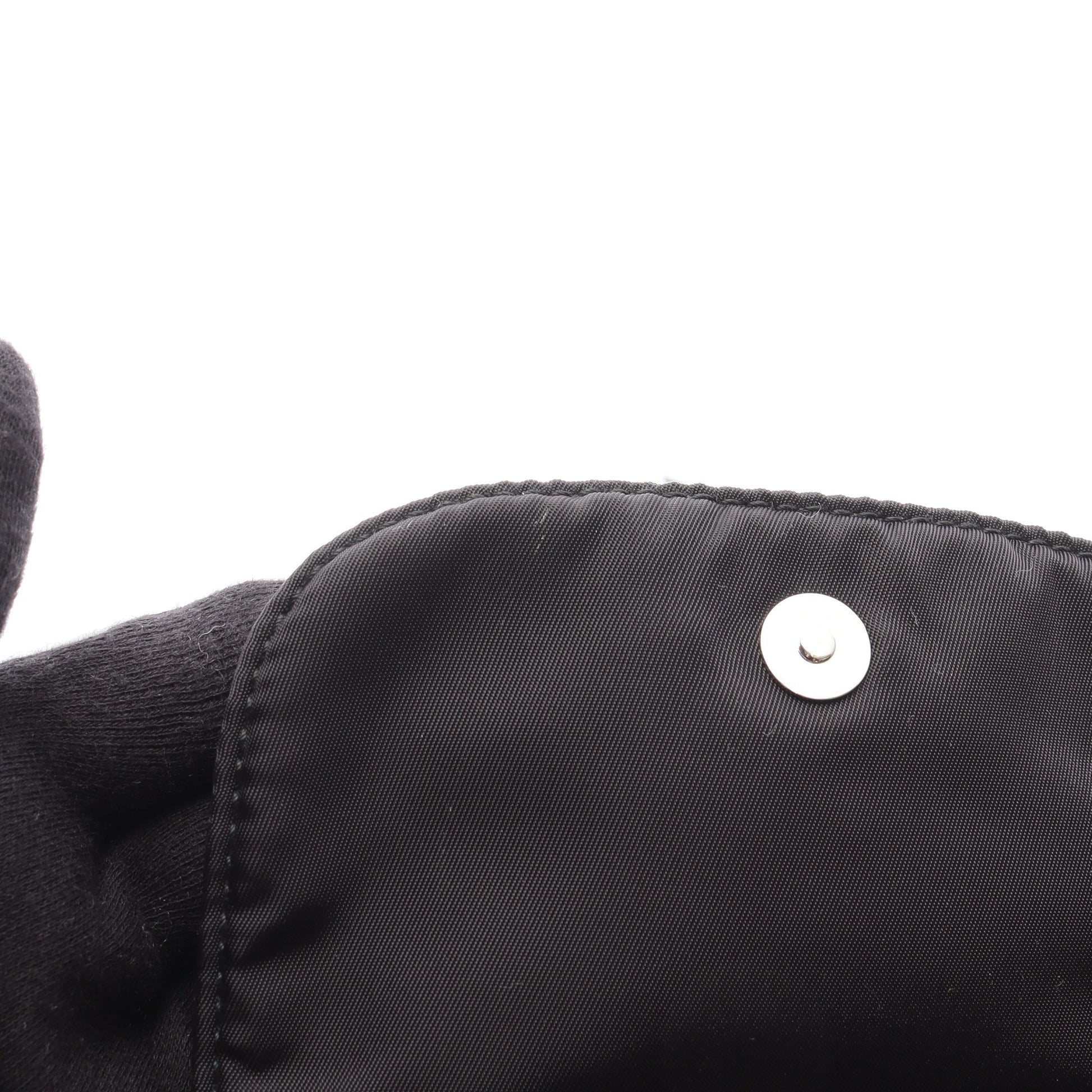 VELA バックパック リュックサック ナイロン レザー ブラック スタッズ プラダ バッグ PRADA