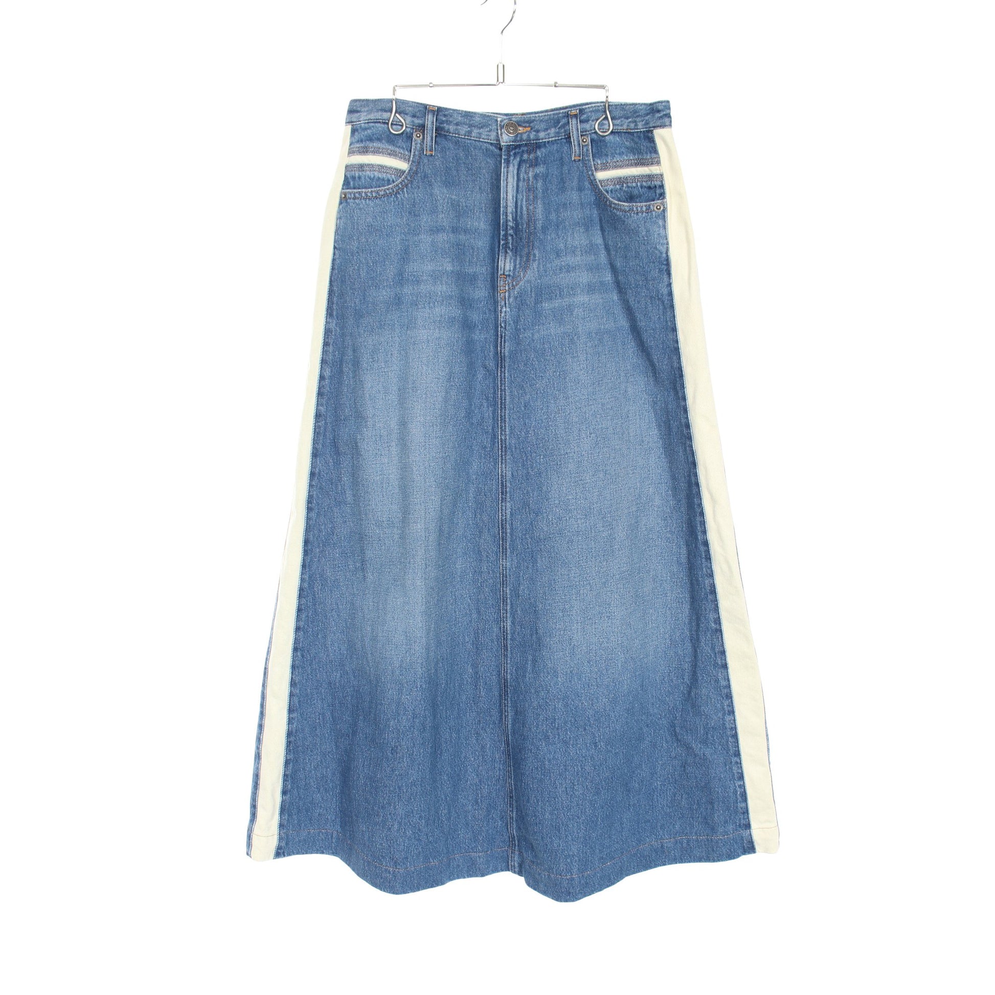 デニムスカート コットン ブルー ディーゼル ボトムス DIESEL