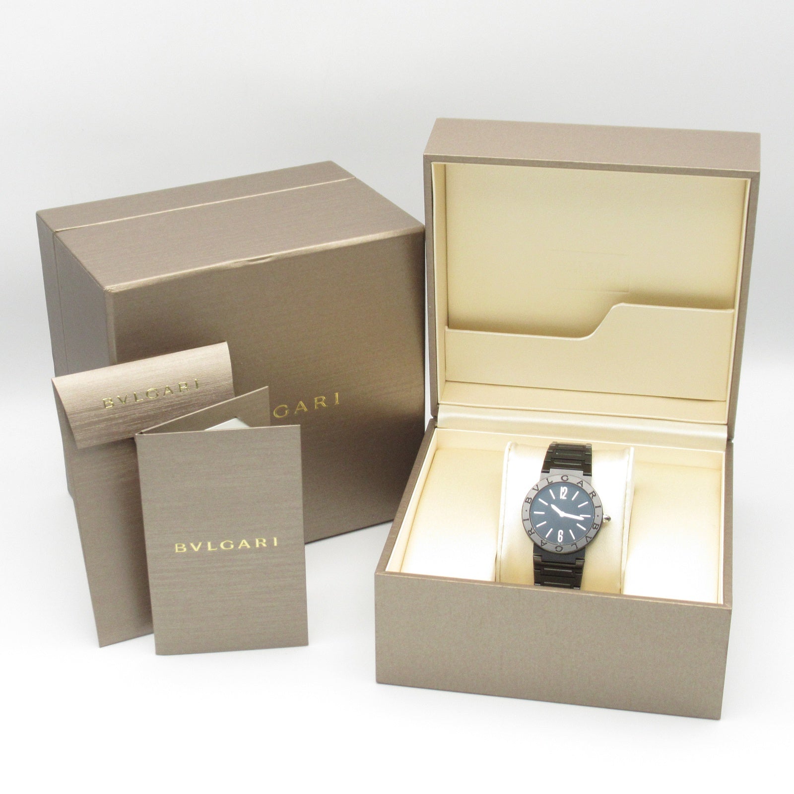 ブルガリ ブルガリ 12Pダイヤ レディース 腕時計 クオーツ ステンレス