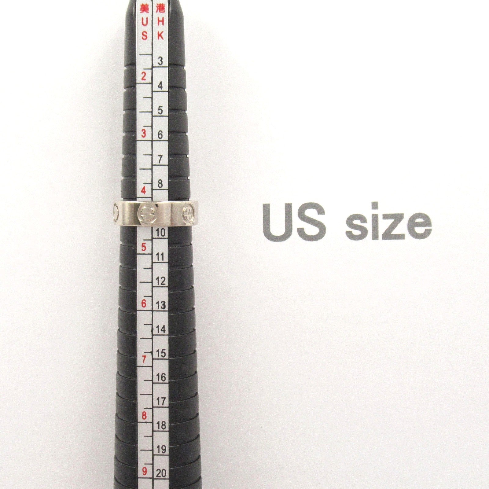 ラブリング リング 指輪 K18WG（ホワイトゴールド） シルバー