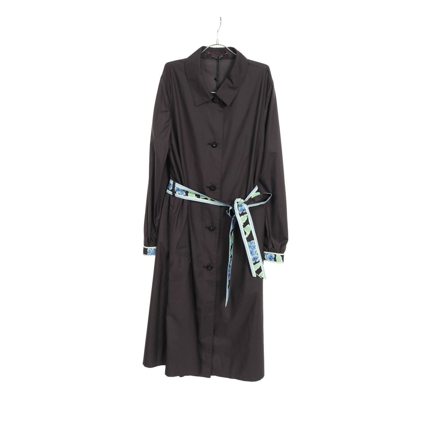 スプリングコート ブラック レオナールファッション アウター LEONARD FASHION