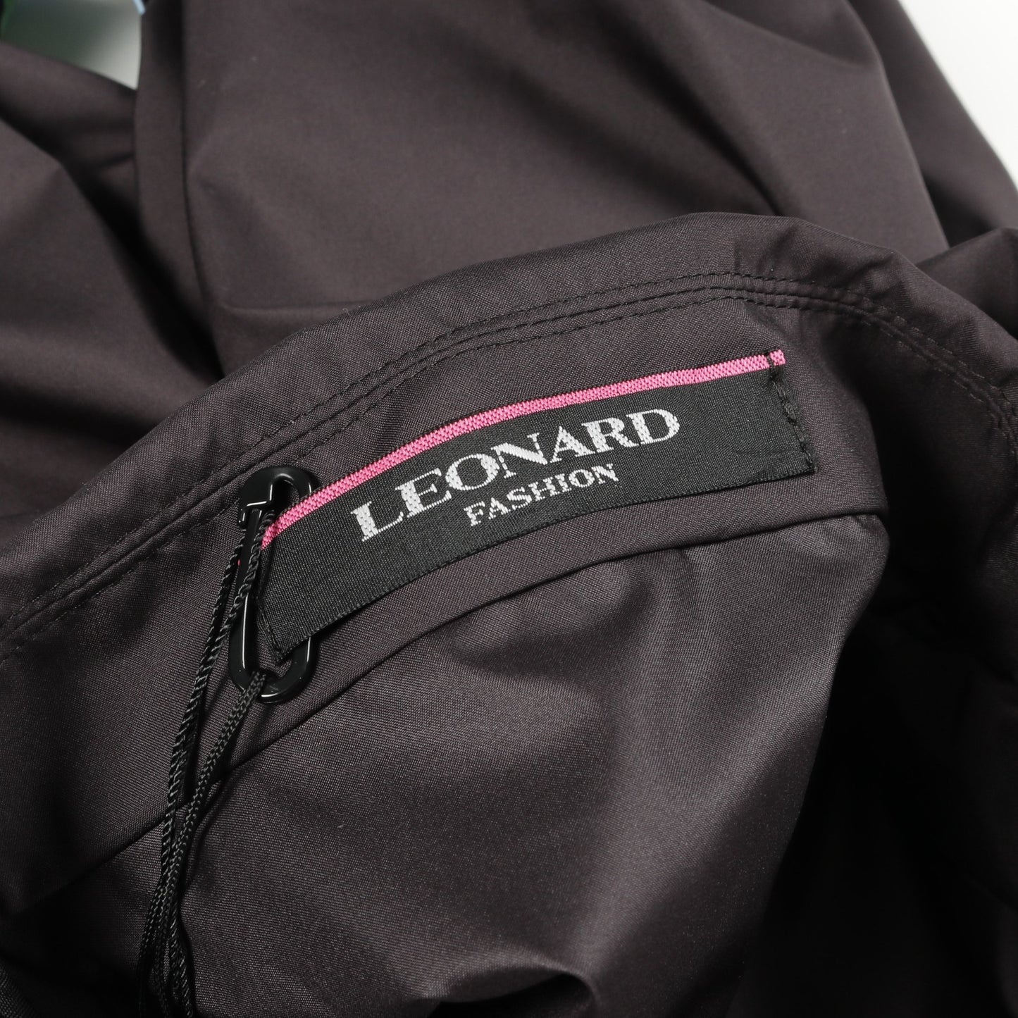 スプリングコート ブラック レオナールファッション アウター LEONARD FASHION