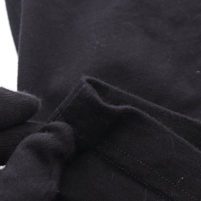 ロゴ刺繡 Tシャツ コットン ブラック バレンシアガ トップス BALENCIAGA