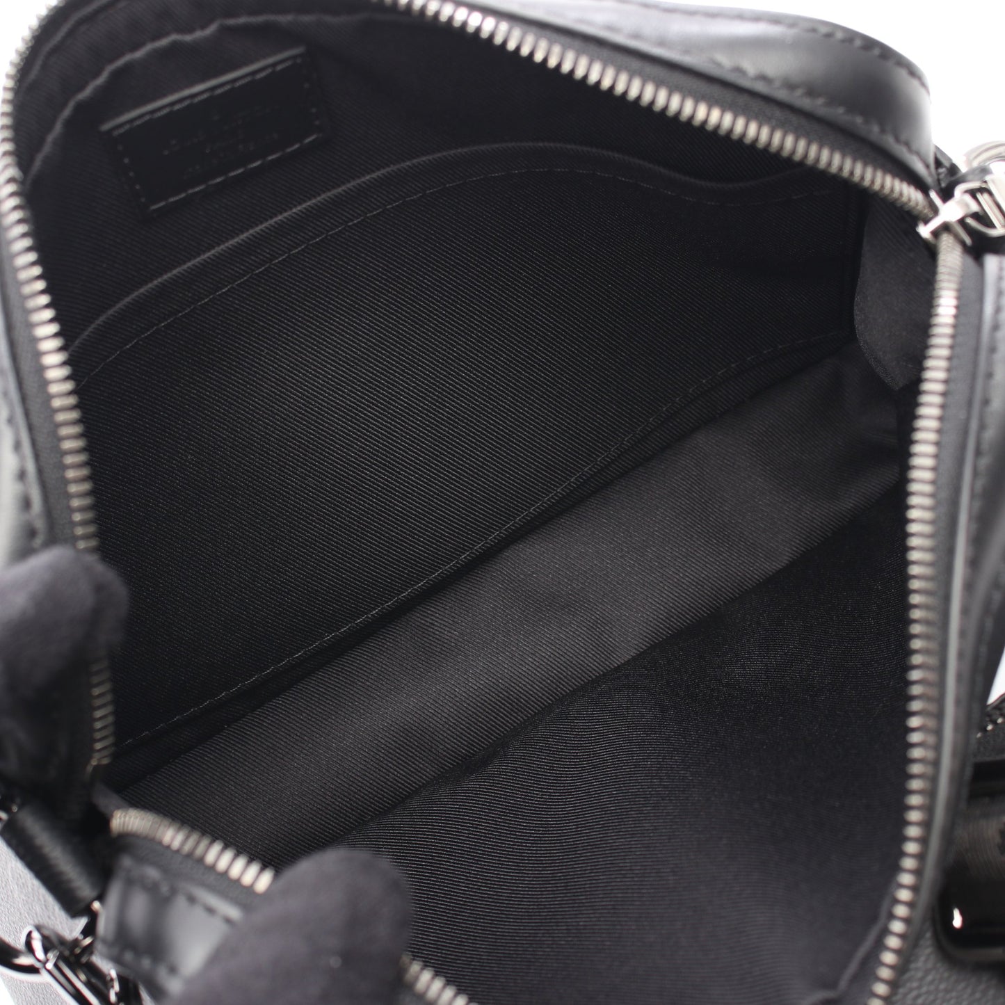 トリオ メッセンジャー モノグラム エクリプス ショルダーバッグ PVC レザー ブラック グレー ルイヴィトン バッグ LOUIS VUITTON