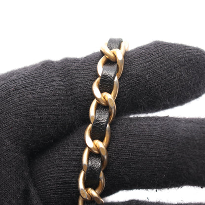 マトラッセ ループパールハンドル チェーンウォレット ラムスキン ブラック ゴールド金具 2WAY シャネル バッグ CHANEL