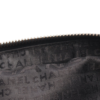 ココマーク チェーンハンドバッグ ベロア ブラック シルバー金具 シャネル バッグ CHANEL