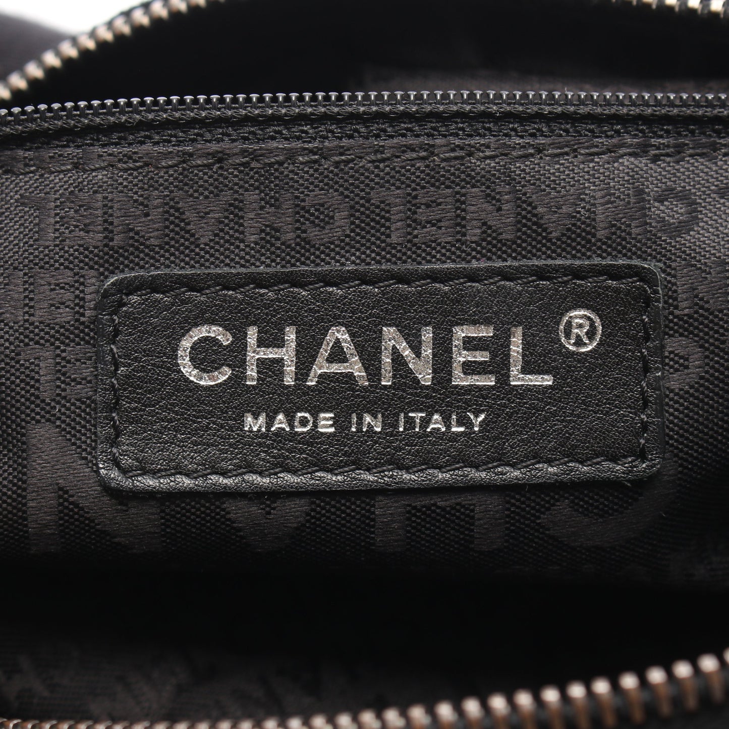 ココマーク チェーンハンドバッグ ベロア ブラック シルバー金具 シャネル バッグ CHANEL