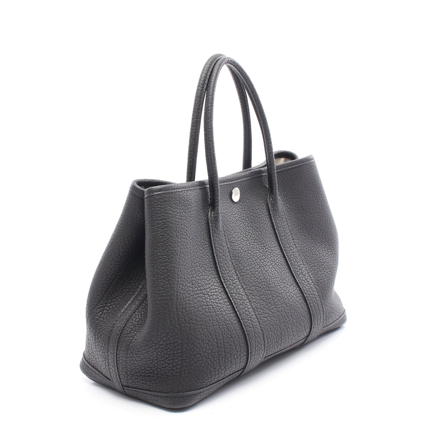 ガーデンパーティTPM ハンドバッグ トートバッグ ネゴンダ ブラック シルバー金具 T刻印 エルメス バッグ HERMES