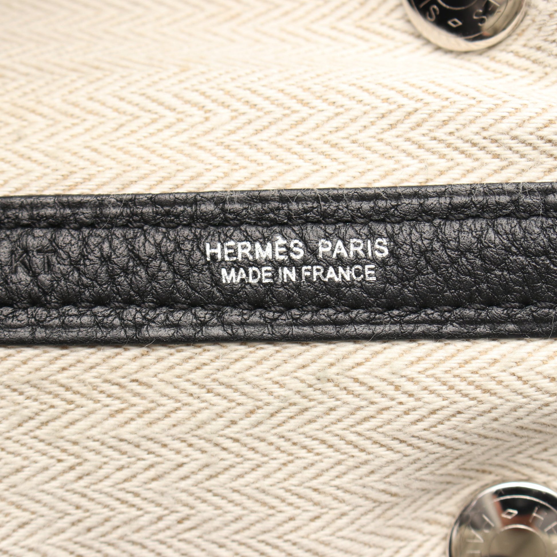ガーデンパーティTPM ハンドバッグ トートバッグ ネゴンダ ブラック シルバー金具 T刻印 エルメス バッグ HERMES