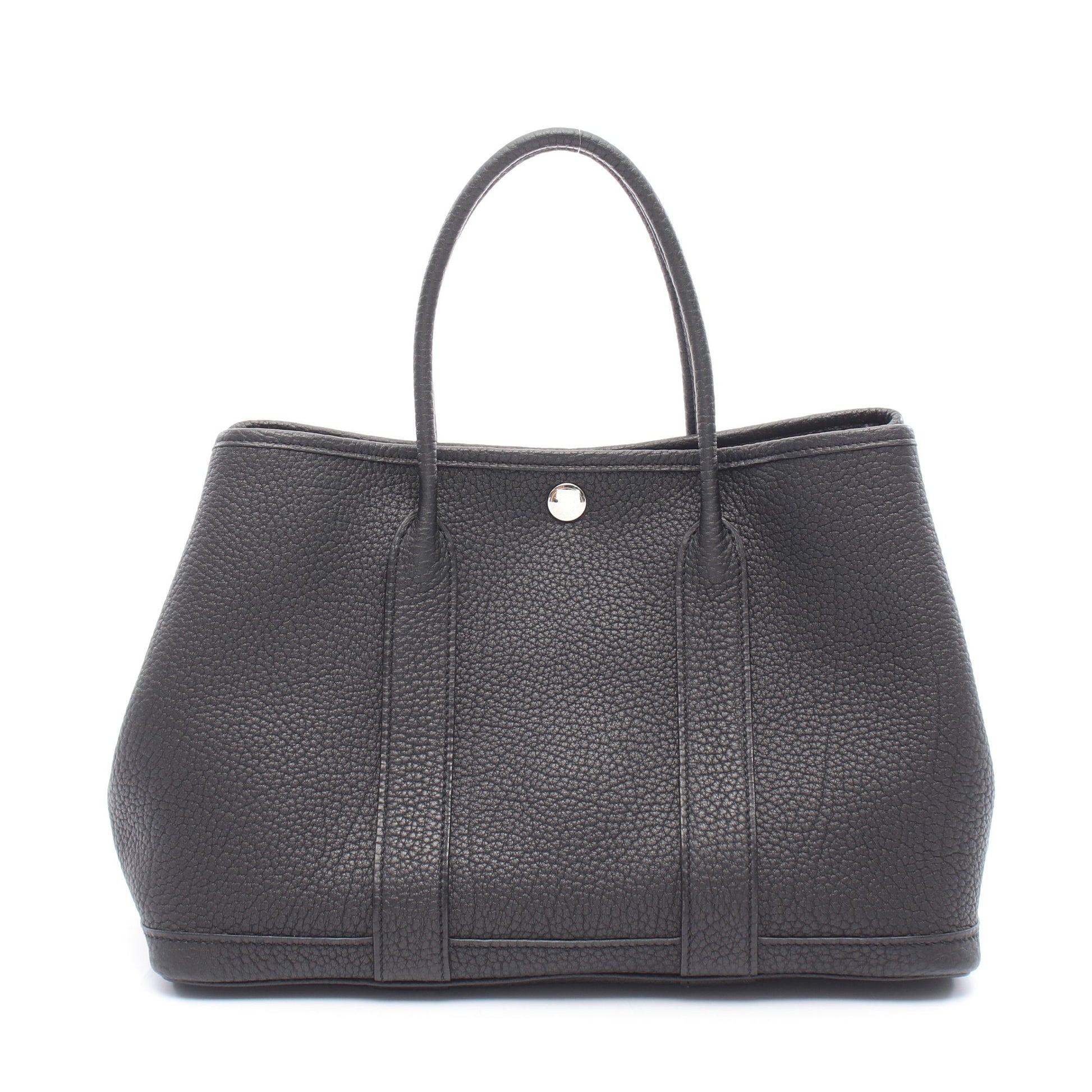 ガーデンパーティTPM ハンドバッグ トートバッグ ネゴンダ ブラック シルバー金具 T刻印 エルメス バッグ HERMES