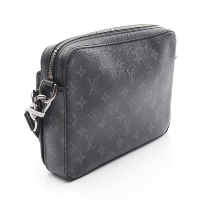トリオ メッセンジャー モノグラム エクリプス ショルダーバッグ PVC レザー ブラック グレー ルイヴィトン バッグ LOUIS VUITTON