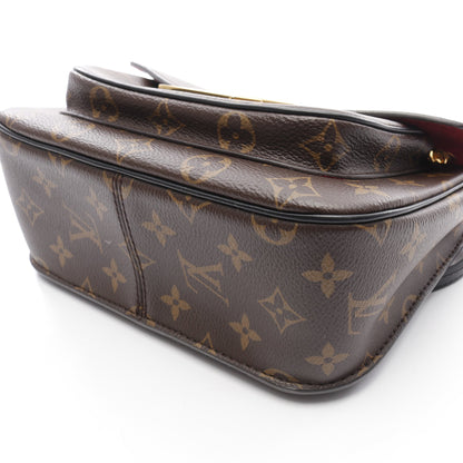 パッシー モノグラム チェーンショルダーバッグ PVC レザー ブラウン ブラック ルイヴィトン バッグ LOUIS VUITTON
