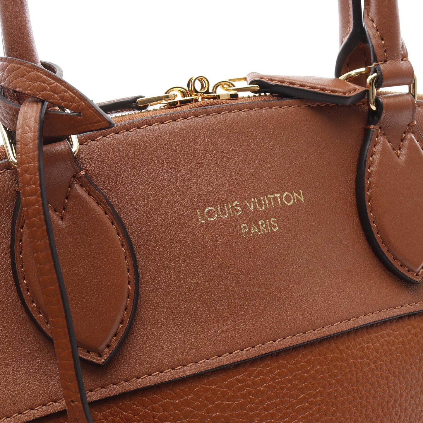 ヴァンドームMM ゴールド ハンドバッグ レザー ライトブラウン 2WAY ルイヴィトン バッグ LOUIS VUITTON